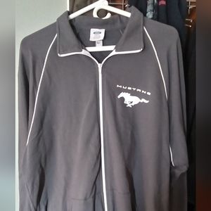 Official Ford Motor company Ford Mustang zip up fleece sweatshirt